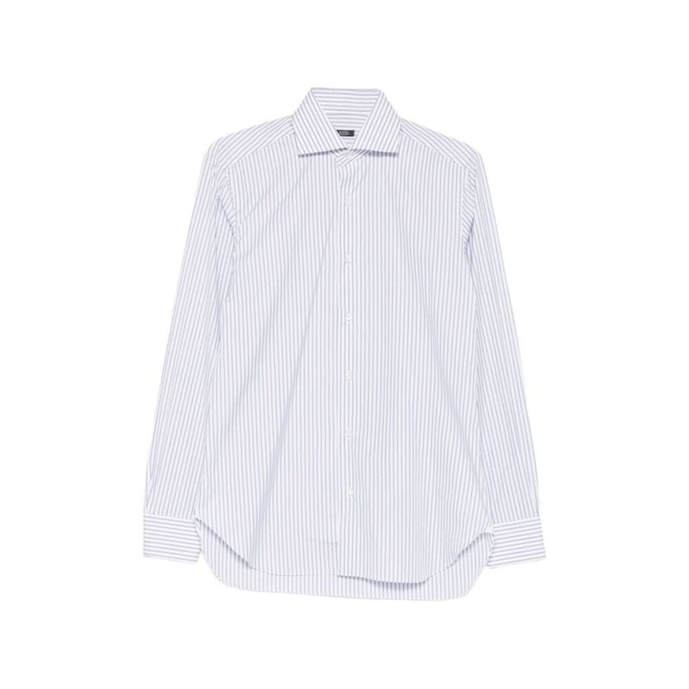 Barba Men Striped Shirt